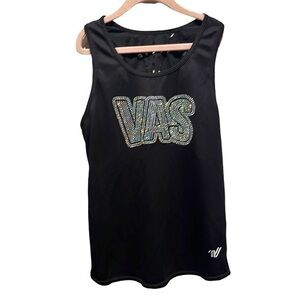 Varsity Cheer VAS Vancouver All Stars Bling Practice Tank Top Size Youth Large
